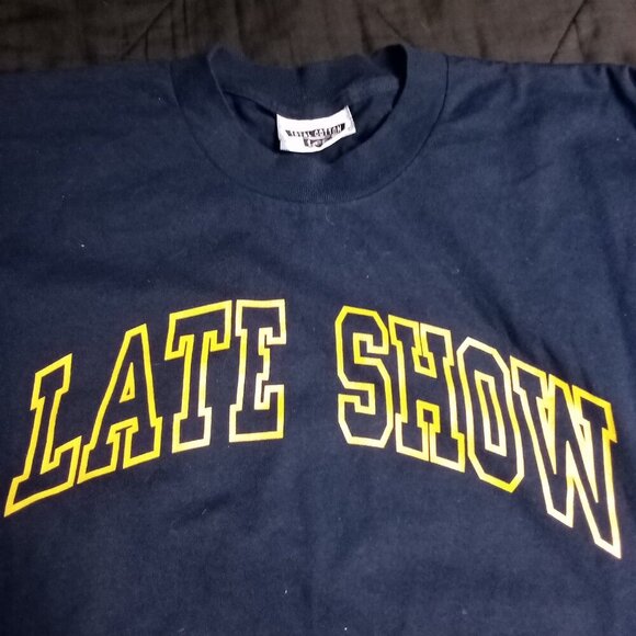 Vintage 90s Lee Late Show David Letterman T-Shirt - Picture 1 of 6